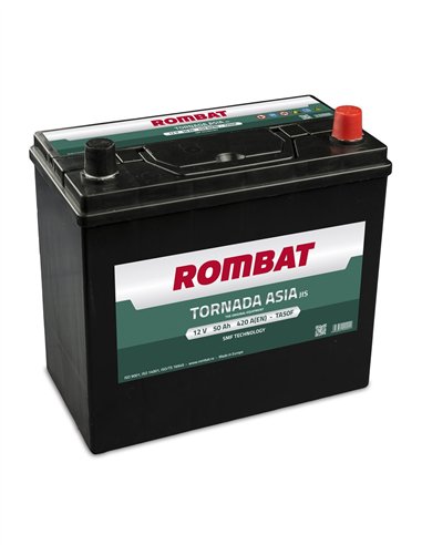 ROMBAT TORNADA ASIA 12V 50Ah 420A ROMBAT TORNADA ASIA 12V 50Ah 420A