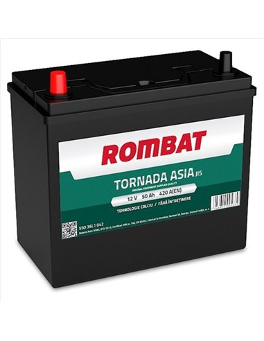 ROMBAT TORNADA ASIA 12V 50Ah 420A ROMBAT TORNADA ASIA 12V 50Ah 420A