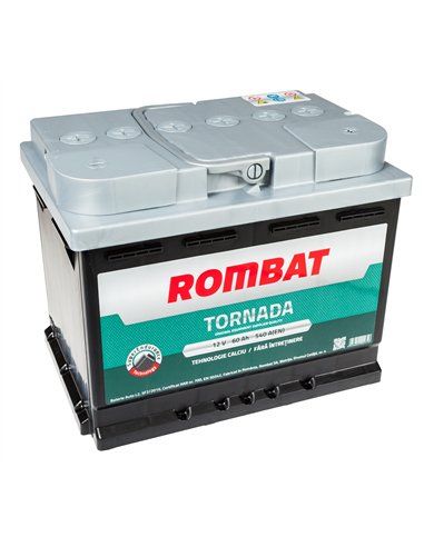 ROMBAT TORNADA 12V 60Ah 540A ROMBAT TORNADA 12V 60Ah 540A