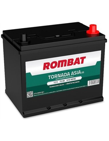 ROMBAT Tornada Asia 12V 75Ah 610A