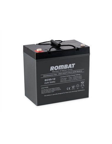 ROMBAT STATIONARA AGM 12V 55Ah ROMBAT STATIONARA AGM 12V 55Ah