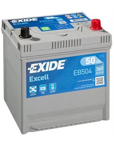 EXIDE EXCELL 12V 50Ah 360A EXIDE EXCELL 12V 50Ah 360A