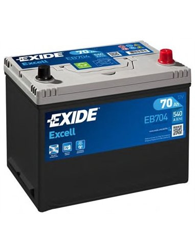 EXIDE EXCELL 12V 70Ah 540A