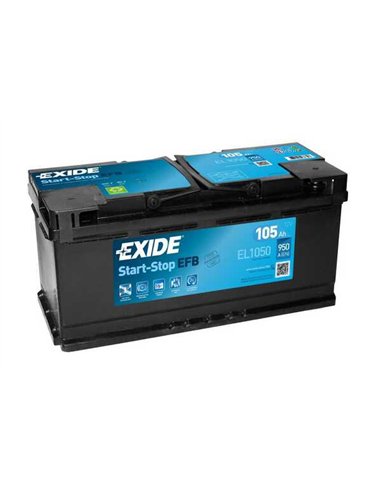 EXIDE START-STOP EFB 12V 105Ah 950A - Borna Normala (dreapta +) EXIDE START-STOP EFB 12V 105Ah 950A - Borna Normala (dreapta +)