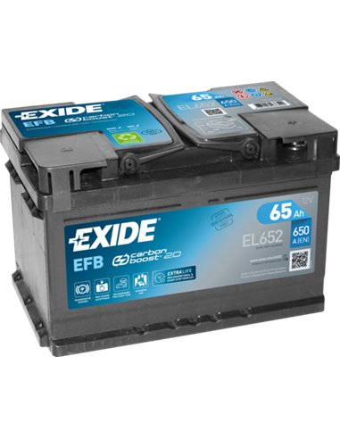 EXIDE START-STOP EFB 12V 65Ah 650A EXIDE START-STOP EFB 12V 65Ah 650A
