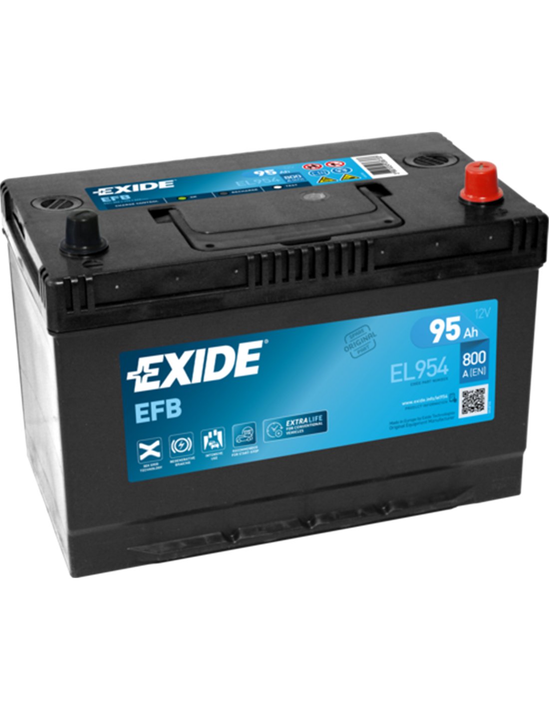 EXIDE START-STOP EFB 12V 95Ah 800A