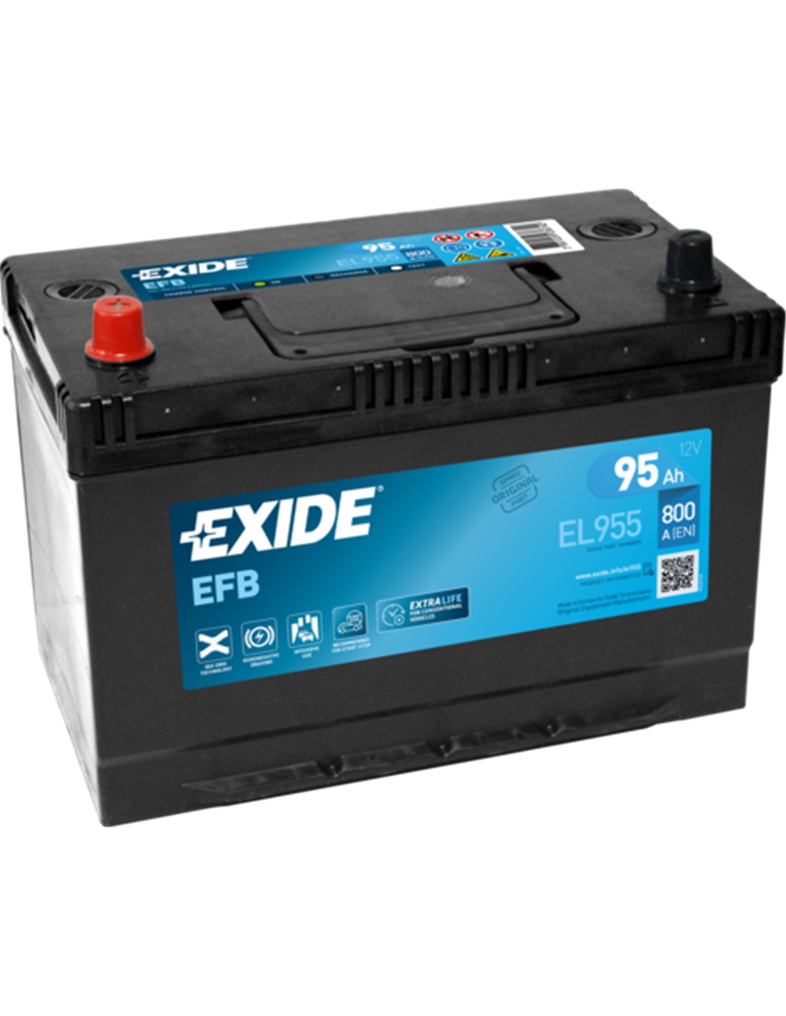 EXIDE START-STOP EFB 12V 95Ah 800A