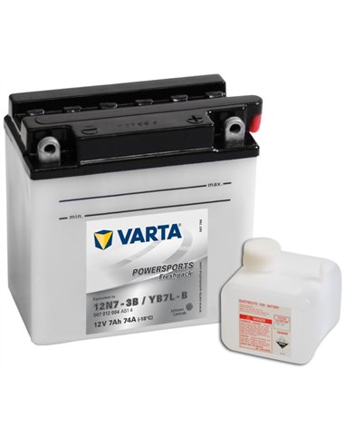 VARTA POWERSPORTS Freshpack - moto 12V 7Ah 40A - Borna Normala (dreapta +) VARTA POWERSPORTS Freshpack - moto 12V 7Ah 40A - Borna Normala (dreapta +)