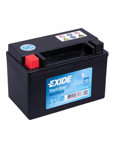 EXIDE START-STOP AUXILIARY 12V 9Ah 120A EXIDE START-STOP AUXILIARY 12V 9Ah 120A