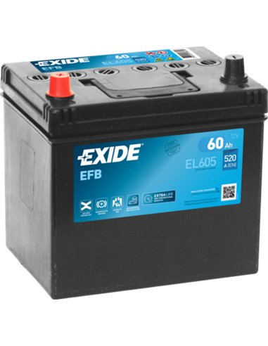 EXIDE EFB 12V 60Ah 520A