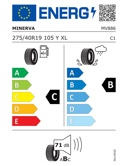 MINERVA F205 275/40 R19 105Y XL