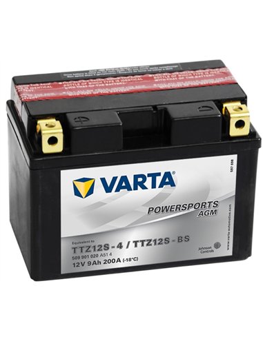 VARTA Powersports AGM START-STOP 12V 9Ah 200A - Borna Inversa (stanga +)