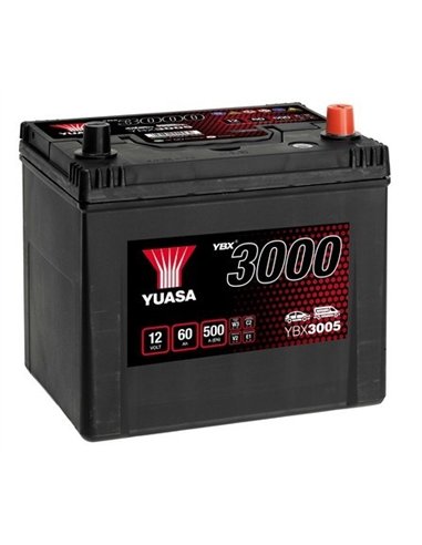YUASA 3000 ASIA 12V 60Ah 500A YUASA 3000 ASIA 12V 60Ah 500A