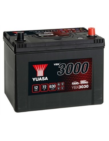 YUASA 3000 ASIA 12V 72Ah 630A YUASA 3000 ASIA 12V 72Ah 630A