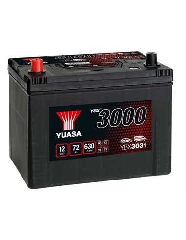 YUASA 3000 ASIA 12V 72Ah 630A