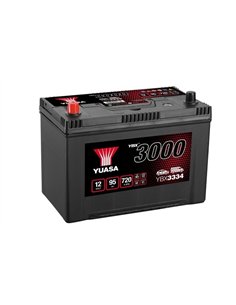 YUASA 3000 ASIA 12V 95Ah 720A - Borna Inversa (stanga +)