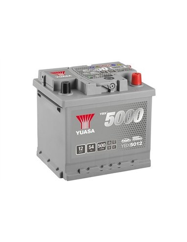 YUASA 5000 SILVER 12V 54Ah 500A