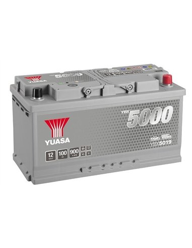 YUASA 5000 SILVER 12V 100Ah 900A