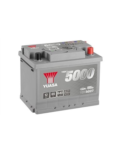 YUASA 5000 SILVER 12V 65Ah 640A