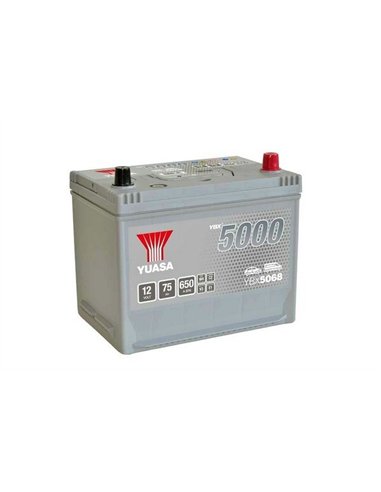 YUASA 5000 SILVER ASIA 12V 75Ah 650A - Borna Normala (dreapta +) YUASA 5000 SILVER ASIA 12V 75Ah 650A - Borna Normala (dreapta +)