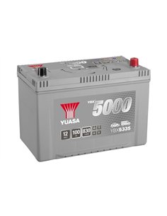 YUASA 5000 SILVER ASIA 12V 100Ah 830A