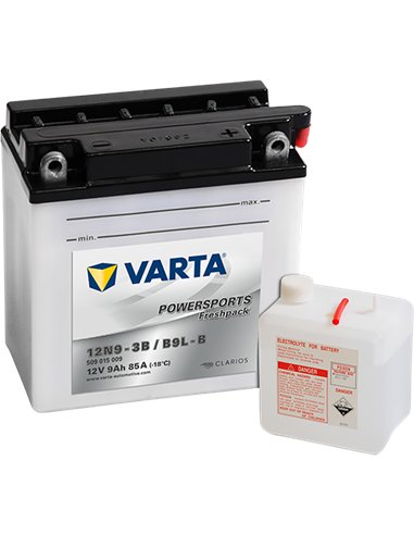 VARTA POWERSPORTS Freshpack 12V 9Ah 85A VARTA POWERSPORTS Freshpack 12V 9Ah 85A