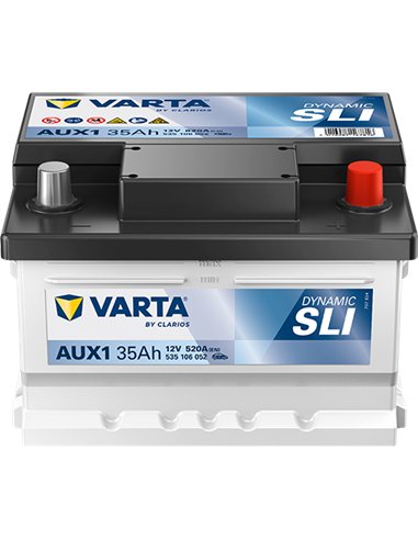VARTA DYNAMIC AUX 12V 35Ah 520A VARTA DYNAMIC AUX 12V 35Ah 520A
