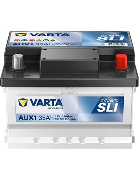 VARTA DYNAMIC AUX 12V 35Ah 520A VARTA DYNAMIC AUX 12V 35Ah 520A