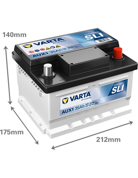 VARTA DYNAMIC AUX 12V 35Ah 520A VARTA DYNAMIC AUX 12V 35Ah 520A
