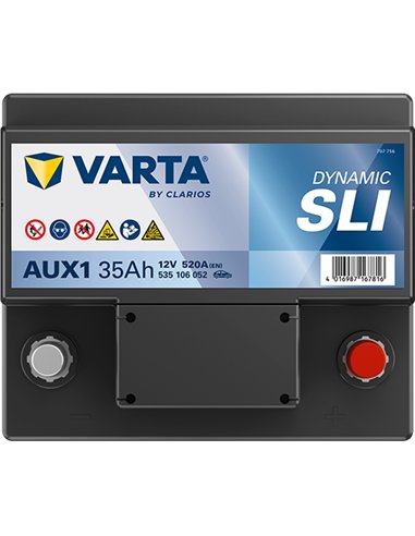 VARTA DYNAMIC AUX 12V 35Ah 520A VARTA DYNAMIC AUX 12V 35Ah 520A
